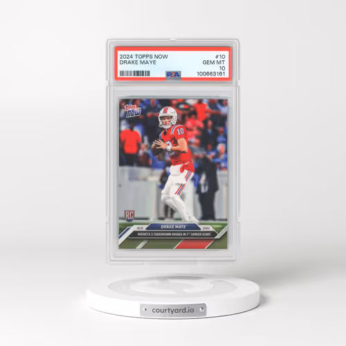 2024 Topps Now #10 Drake Maye (PSA 10 GEM MINT)
