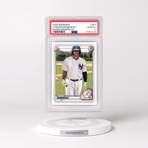2020 Bowman Paper Prospects #BP8 Jasson Dominguez (PSA 10 GEM MINT)