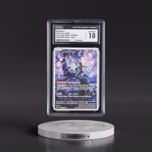 2024 Pokémon Sfa EN-Shrouded Fable #072 Munkidori - Illustration Rare (CGC 10 GEM MINT)