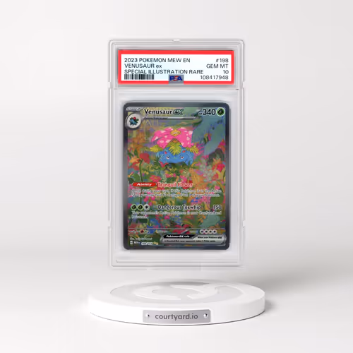 2023 Pokémon Mew EN-151 #198 Venusaur EX - Holo Special Illustration Rare (PSA 10 GEM MINT)