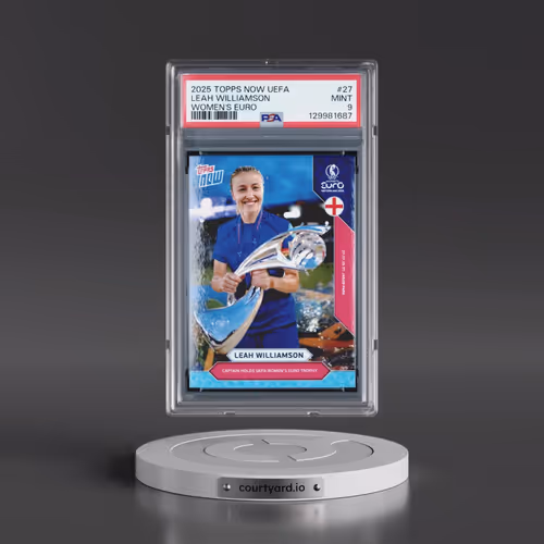 2025 Topps Now UEFA Women's Euro #27 Leah Williamson (PSA 9 MINT)