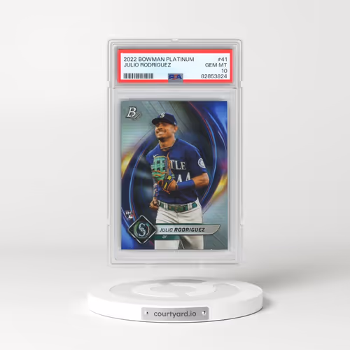 2022 Bowman Platinum #41 Julio Rodriguez (PSA 10 GEM MINT)