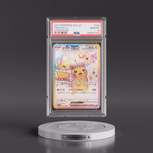 2024 Pokémon SV8-Super Electric Breaker #122 Pikachu EX - Holo Super Rare (PSA 10 GEM MINT)