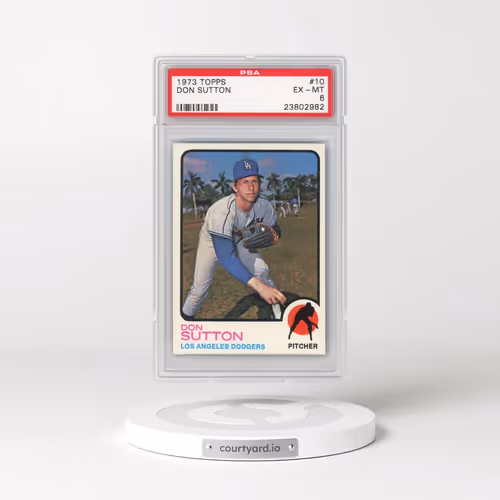 1973 Topps #10 Don Sutton (PSA 6 EX-MT)