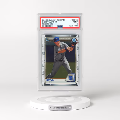 2020 Bowman Chrome Prospects #BCP25 Bobby Witt Jr. (PSA 9 MINT)
