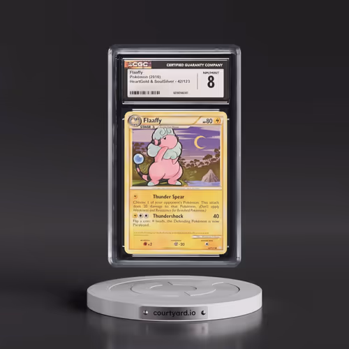 2010 HeartGold & SoulSilver #42/123 Flaaffy (CGC 8 NM-MT)