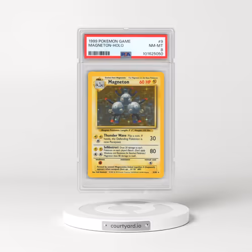 1999 Pokémon Game #9 Magneton - Holo (PSA 8 NM-MT)