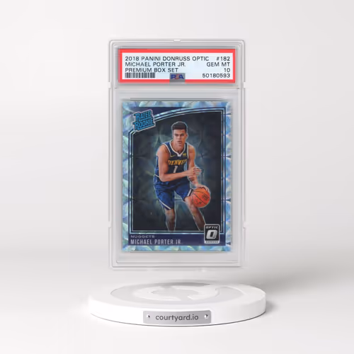 2018 Panini Donruss Optic #182 Michael Porter Jr. - Premium Box Set (PSA 10 GEM MINT)