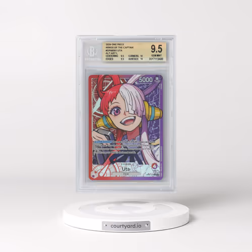 2024 One Piece Wings of the Captain #OP06001 Uta ALT ART L (BGS 9.5 GEM MINT)