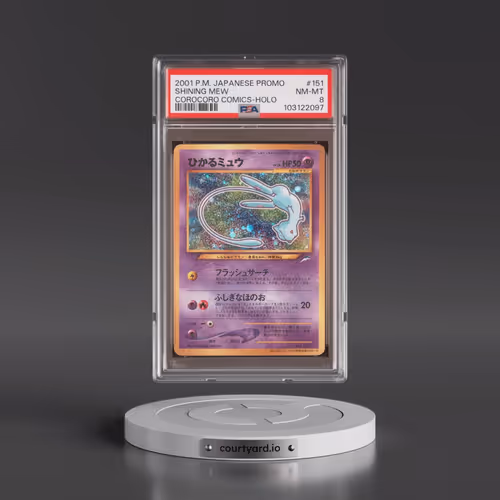 2001 Pokémon Promo Corocoro Comics #151 Shining Mew - Holofoil (PSA 8 NM-MT)