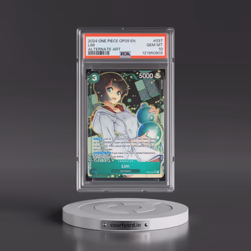 2024 One Piece OP09-Emperors in the New World #037 Lim - Alternate Art (PSA 10 GEM MINT)