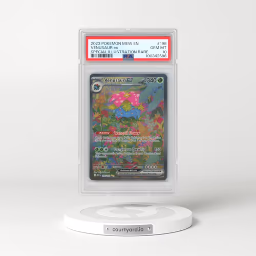 2023 Pokémon Mew EN-151 #198 Venusaur EX - Holo Special Illustration Rare (PSA 10 GEM MINT)
