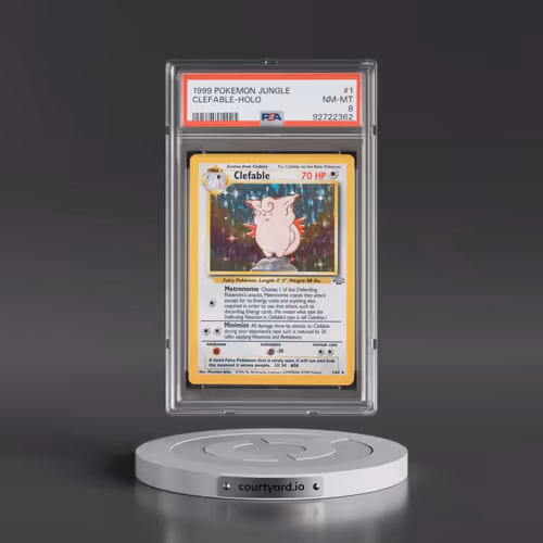 1999 Pokémon Jungle #1 Clefable - Holo (PSA 8 NM-MT)