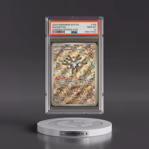2024 Pokémon Svp EN-SV Black Star Promo #159 Magneton - Surging Sparks Elite Trainer Box (PSA 10 GEM