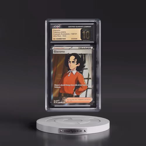 2025 Prismatic Evolutions - PRE EN #138/131 Giacomo - Ultra Rare Holo (CGC 10 PRISTINE)