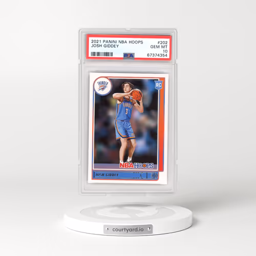 2021 Panini NBA Hoops #202 Josh Giddey (PSA 10 GEM MINT)