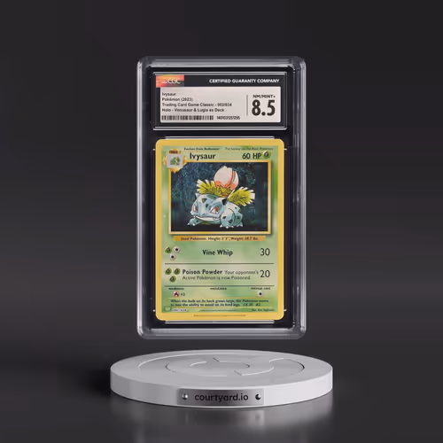 2023 Pokémon CLV-Trading Card Game Classic Venusaur & Lugia EX Deck #002 Ivysaur (CGC 8.5 NM-MT+)