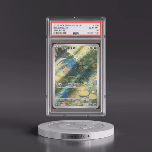 2023 Pokémon Sv2a-Pokemon 151 #166 Bulbasaur - Art Rare (PSA 10 GEM MINT)