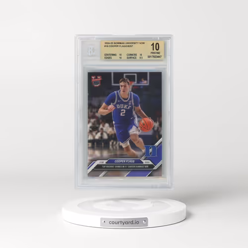2024-25 Bowman U Now #16 Cooper Flagg (BGS 10 PRISTINE)
