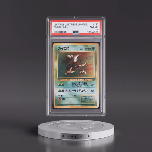 1997 Pokémon Jungle #127 Pinsir - Holo (PSA 8 NM-MT)