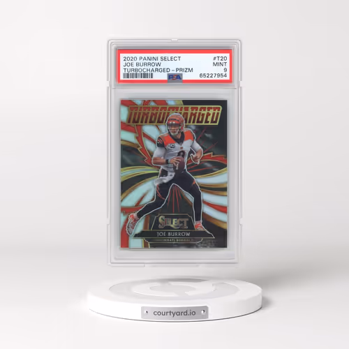 2020 Panini Select Turbocharged #T20 Joe Burrow - Prizm (PSA 9 MINT)