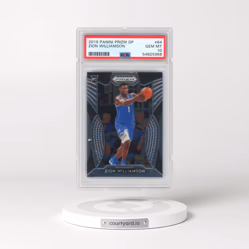 2019 Panini Prizm Draft Picks #64 Zion Williamson (PSA 10 GEM MINT)