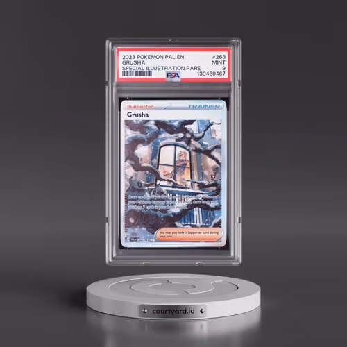2023 Pokémon Pal EN-Paldea Evolved #268 Grusha - Special Illustration Rare (PSA 9 MINT)