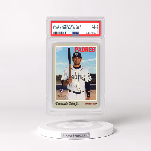 2019 Topps Heritage #517 Fernando Tatis Jr. (PSA 9 MINT)
