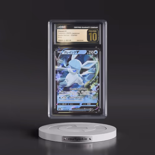 2021 Eevee Heroes #024/069 Glaceon V - Holo (CGC 10 PRISTINE)