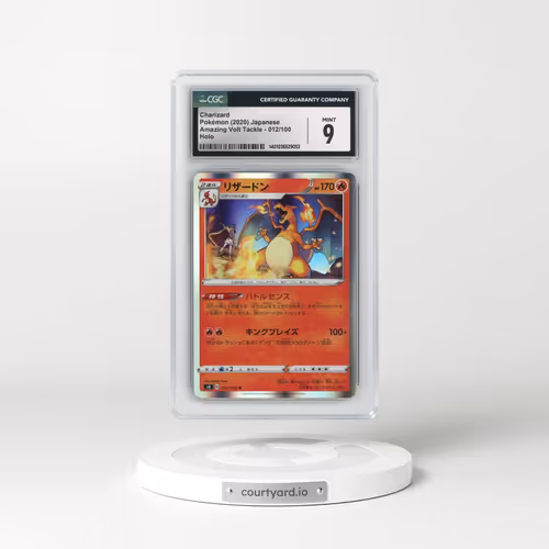 2020 Amazing Volt Tackle #012/100 Charizard - Holo (CGC 9 MINT)