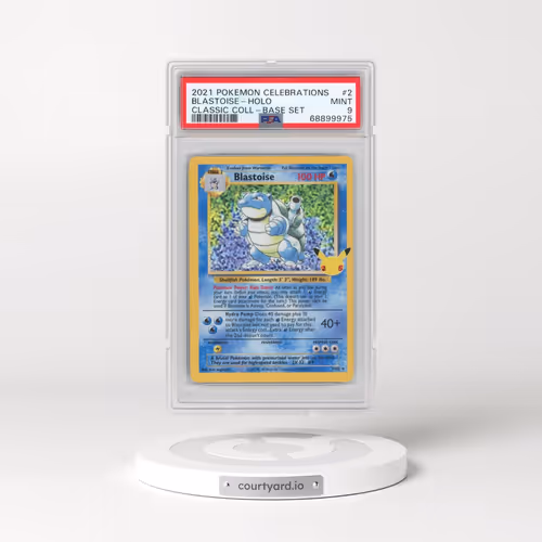 2021 Pokémon Celebrations Classic Collection #2 Blastoise - Holo (PSA 9 MINT)