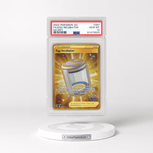 2022 Pokémon GO #087 Egg Incubator - Secret (PSA 10 GEM MINT)