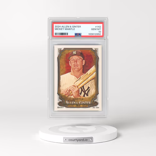 2024 Topps Allen & Ginter #142 Mickey Mantle (PSA 10 GEM MINT)
