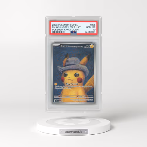 2023 Pokémon Svp EN-SV Black Star Promo #085 Pikachu With Grey Felt Hat - Pokemon X Van Gogh (PSA 10 GEM MINT)