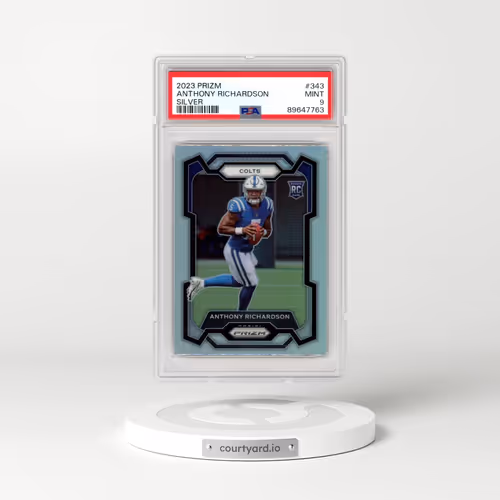 2023 Panini Prizm #343 Anthony Richardson - Silver Prizm (PSA 9 MINT)