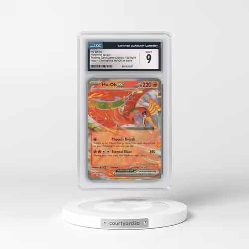 2023 Pokémon Clc-Trading Card Game Classic Charizard & HO-Oh EX Deck #007 HO-Oh EX - Holo (CGC 9 MINT)