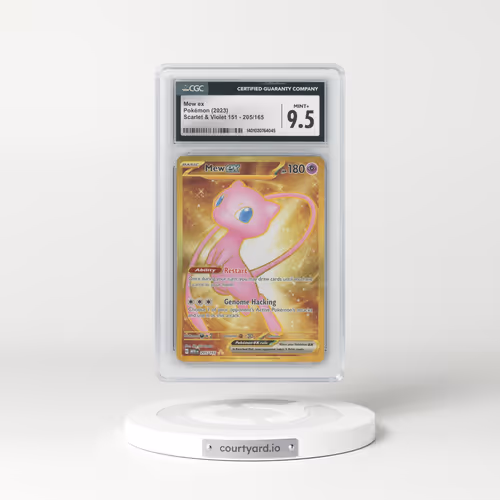 2023 Scarlet & Violet 151 - MEW EN #205/165 Mew ex - Hyper Rare (CGC 9.5 MINT+)