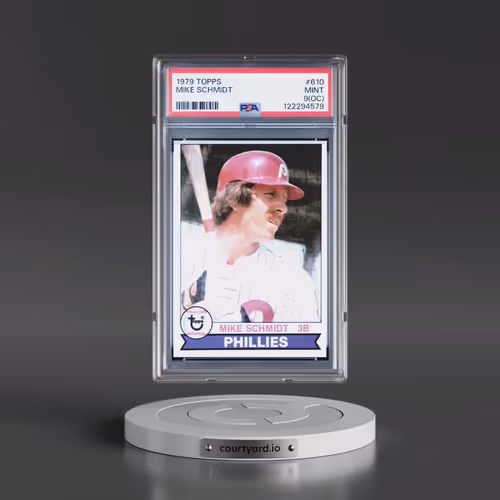 1979 Topps #610 Mike Schmidt (PSA 9 MINT)