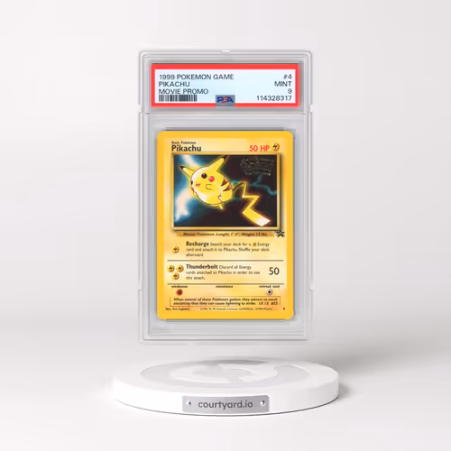 1999 Pokémon Game Movie #4 Pikachu - Movie Promo (PSA 9 MINT)