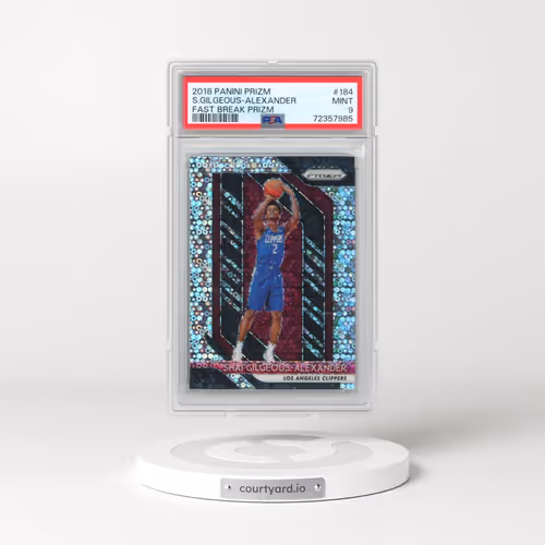 2018 Panini Prizm #184 Shai Gilgeous-Alexander - Fast Break Prizm (PSA 9 MINT)