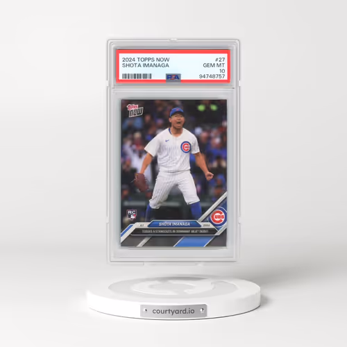 2024 Topps Now #27 Shota Imanaga (PSA 10 GEM MINT)