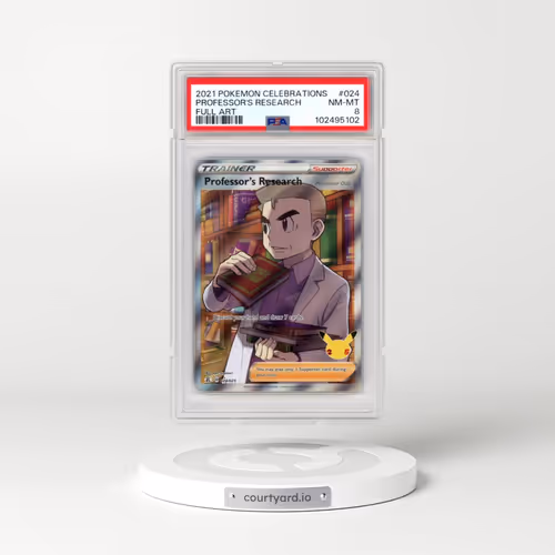 2021 Pokémon Celebrations #024 Professor's Research - Full Art (PSA 8 NM-MT)