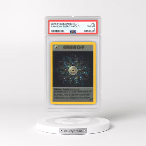 2000 Team Rocket #17 Rainbow Energy - Holo (PSA 8 NM-MT)