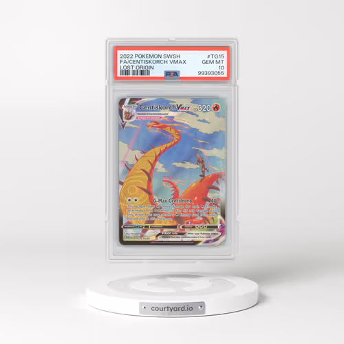 2022 Pokémon Sword & Shield Lost Origin #TG15 Centiskorch Vmax - Full Art (PSA 10 GEM MINT)