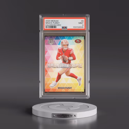 2024 Panini Mosaic Kaleidoscopic #8 Brock Purdy (PSA 9 MINT)