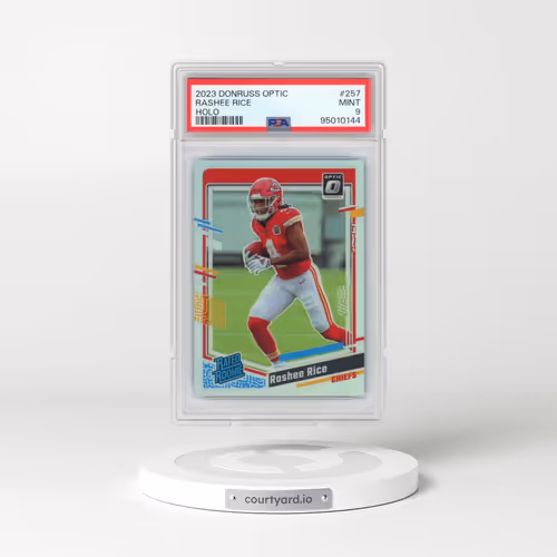 2023 Panini Donruss Optic #257 Rashee Rice - Holo (PSA 9 MINT)
