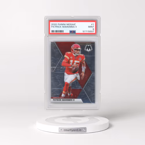 2020 Panini Mosaic #1 Patrick Mahomes II (PSA 9 MINT)