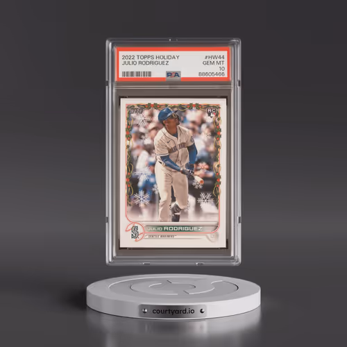 2022 Topps Holiday #HW44 Julio Rodriguez (PSA 10 GEM MINT)