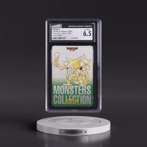 1996 (Monsters Collection) Part 1 #064 Kadabra - Green Card (CGC 6.5 EX-NM+)