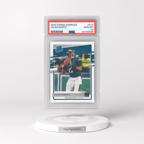 2020 Panini Donruss #314 Jalen Hurts (PSA 10 GEM MINT)